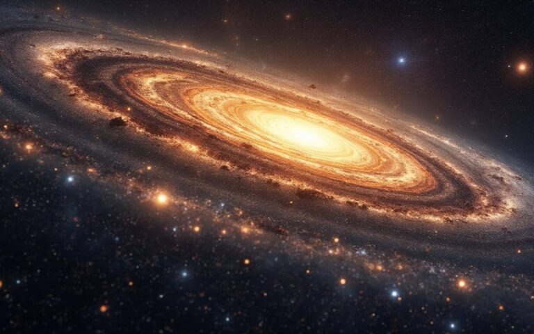 am rand der milchstraße gewinnt dunkle materie erneut an einfluss und verändert unser verständnis des universums.