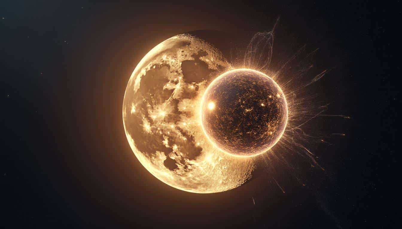 erfahren sie mehr über den mond-konflikt in der physik und die rolle der dunklen materie. steht uns eine grundlegende veränderung im verständnis des universums bevor?