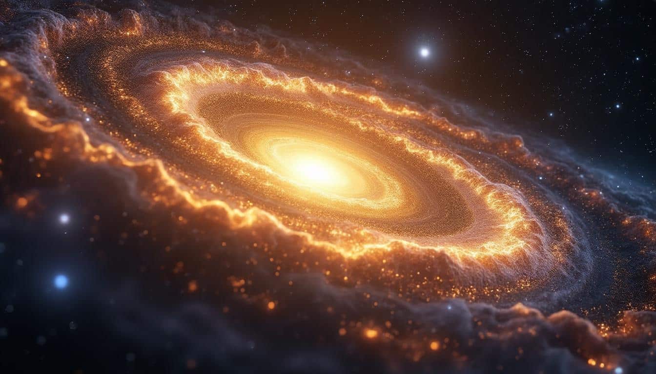 entdecken sie, wie eine mysteriöse strahlung aus dem zentrum unserer galaxie möglicherweise das geheimnis der dunklen materie lüftet.