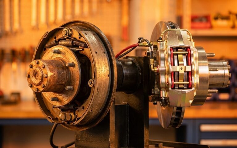 von der trommel zur scheibe: die entwicklung der luftbremsen für schwere lastkraftwagen.